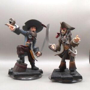🟢🏴‍☠️ Disney Infinity 1.0 Figures – Captain Jack Sparrow & Captain Barbossa